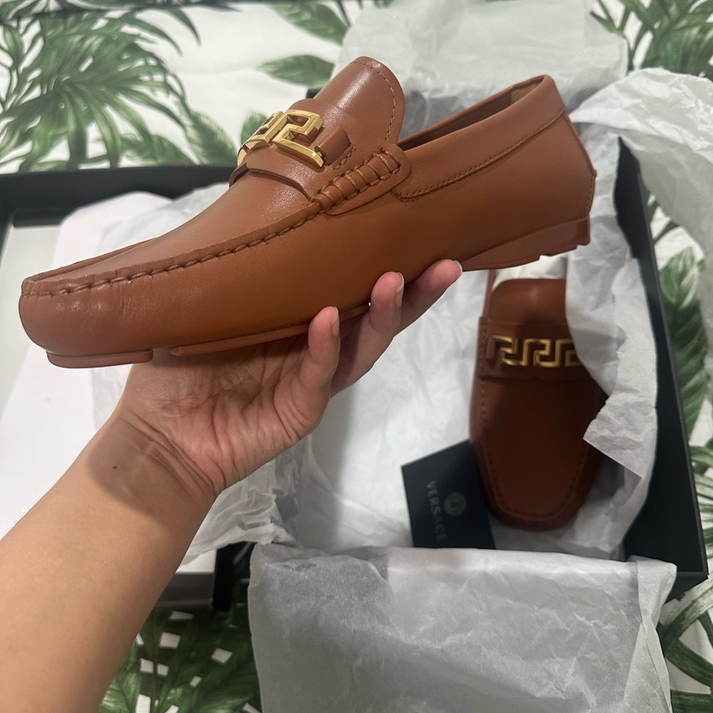 Versace La Greca driving shoe - Picture 4 of 9